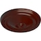 Ekena Millwork Reece Ceiling Medallion (Fits Canopies up to 2 3/8"), Hand-Painted Brushed Mahogany, 12"OD x 1 3/4"P CM12REBMF - alternate 3